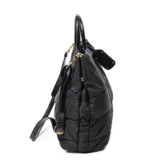 Prada Naplak-Trimmed Tessuto Bomber Tote - Picture 5 of 8